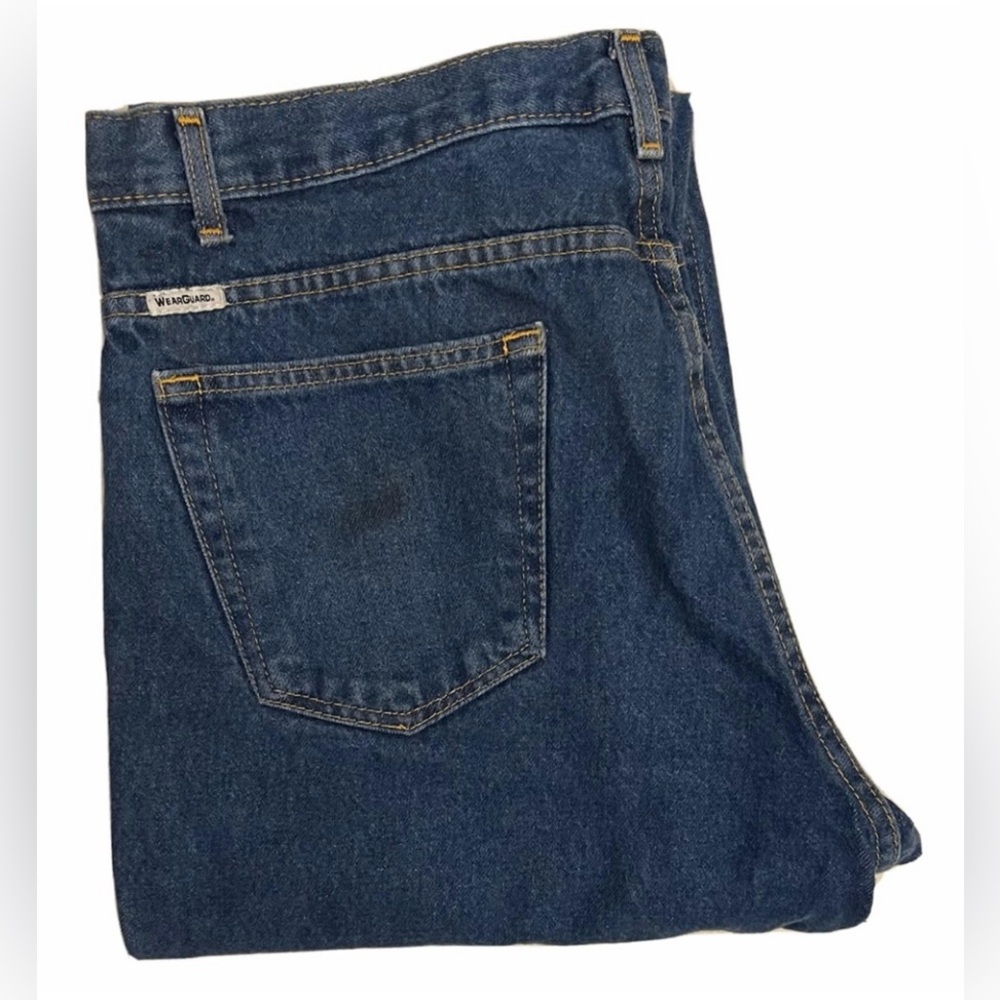 Men’s WEARGUARD, Exclusively ARAMARK Blue Denim Jeans, Size W38 x L32